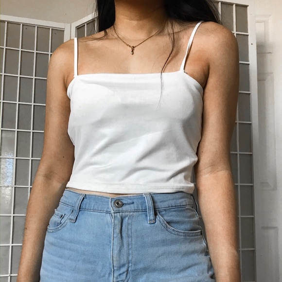White Crop Tank - Picture 3 of 3